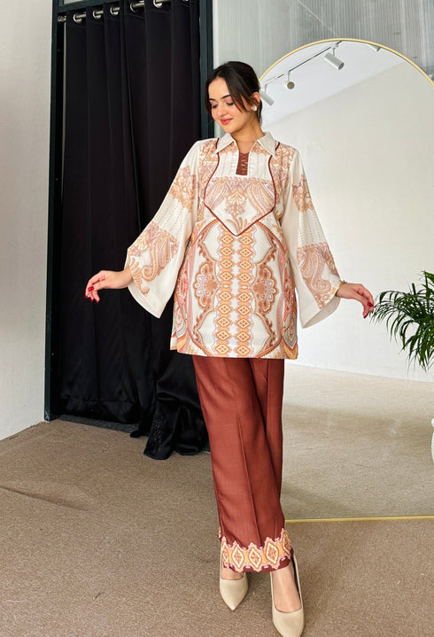 Cinammon Bliss Winter Kurta Set